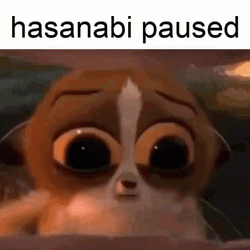 Worried Hanasabi Paused Looking Around GIF
