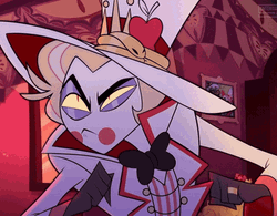 Worried Lucifer Hazbin Hotel  GIF