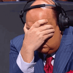 Worried Paul Heyman  GIF