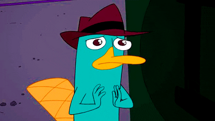 Worried Perry The Platypus Phineas And Ferb GIF