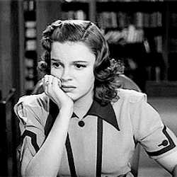 Worried Vintage Star Judy Garland GIF