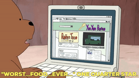 Worst Food Review GIF