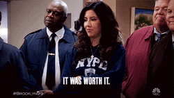 Worth It Brooklyn Nine Nine Detective Rosa Diaz GIF
