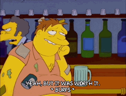Worth It The Simpsons Barney Gumble GIF