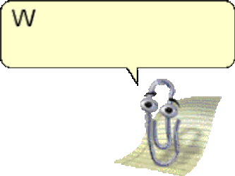 Would You Like Help Clippy Sticker GIF