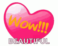Wow Heart Beautiful GIF