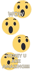 Wow Honey You Are Amazing Wow Emojis GIF