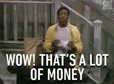 Wow Thats A Lot Of Money GIF