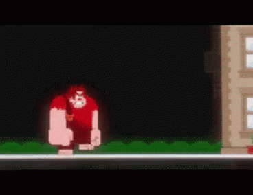 Wreck It Is A Video Game Character From The Movie Wreck It Ralph . GIF