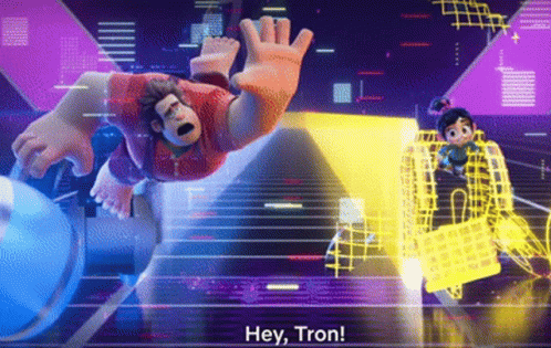 Wreck It Ralph And Vanellope From The Movie Wreck It Ralph GIF
