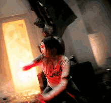 Wreckage On Wanda Maximoff GIF