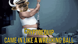 Wrecking Ball Crypto Equip Meme GIF