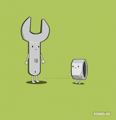Wrench And Nut With You Drive Me Nut GIF