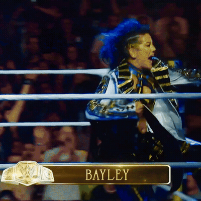 Wrestler Bayley In Ring GIF