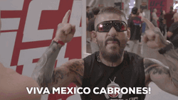 Wrestler Guy Viva Mexico Carbones GIF