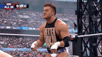 Wrestler In Better Than Anyone Shirt GIF