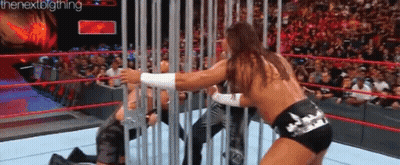 Wrestler In Cage GIF
