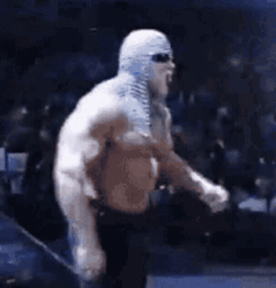 Wrestler In Mask And Sunglasses GIF