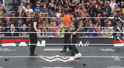 Wrestler In Orange Shirt Saying I Am The Best GIF