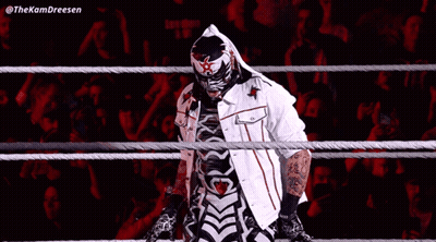 Wrestler In Ring Hashtag Thekamdreesen GIF
