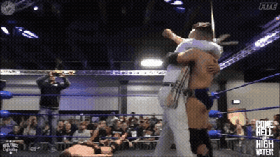 Wrestler In Ring Saying Sportsmanship GIF