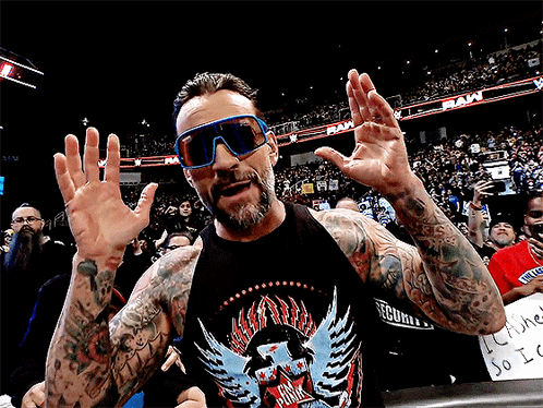 Wrestler In Sunglasses And Raw Shirt GIF