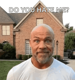 Wrestler Kurt Angle Hate Me Meme GIF