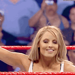 Wrestler Mickie James Smile And Bow GIF