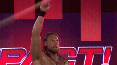 Wrestler Raising Fist By Part Sign GIF