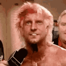 Wrestler Ric Flair Woo Calm Reaction GIF