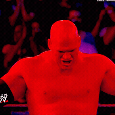 Wrestler Ring Sign Saying We Love U McKenzie GIF