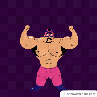Wrestler Saying I'm Always Hungry GIF
