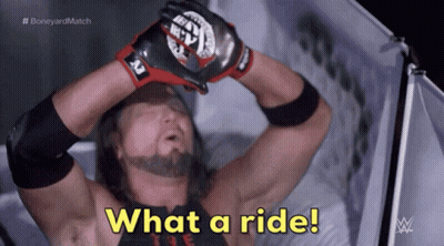 Wrestler Saying What In Yellow GIF