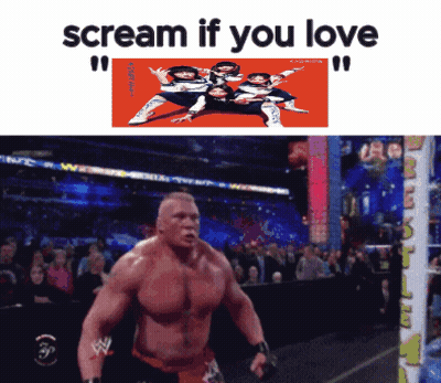 Wrestler Scream If You Love GIF