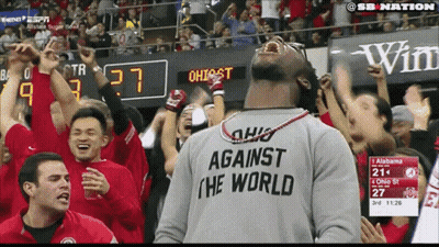 Wrestler Scream If You Love Clemson GIF