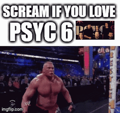 Wrestler Scream If You Love Psyc 6 GIF