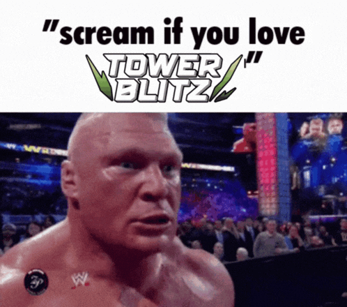 Wrestler Scream If You Love Tower Blitz GIF