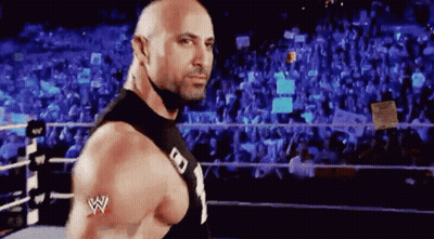 Wrestler Standing In Ring GIF