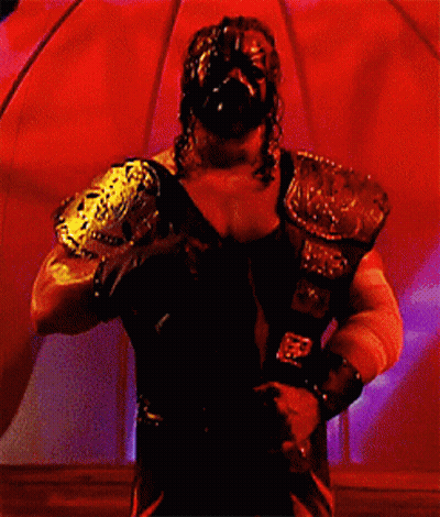 Wrestler Standing In Wrestling Ring GIF