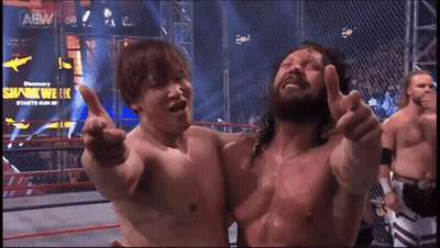 Wrestler Thumbs Up ABW Sign GIF