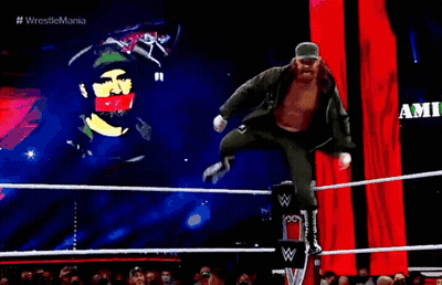 Wrestler Walking Out Of Ring With Crowd GIF