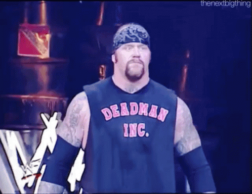 Wrestler Wearing Deadman Inc Shirt GIF