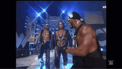 Wrestler Wearing World Heavyweight Belt GIF