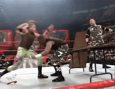 Wrestler With 30 On Socks Fighting Another GIF