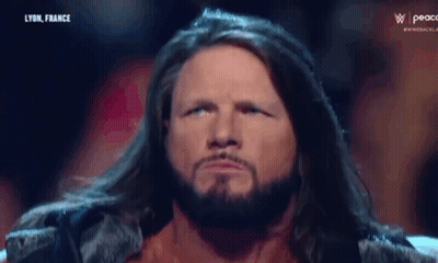 Wrestler With Long Hair And Beard GIF