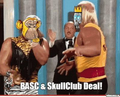 Wrestlers Basc & Skull Club Deal GIF