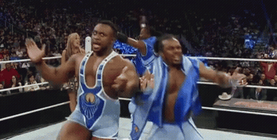 Wrestlers Dancing In Ring GIF