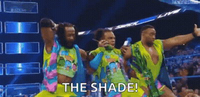 Wrestlers Dancing in Ring The Shade