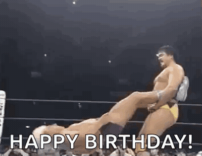 Wrestlers Fighting In Ring GIF