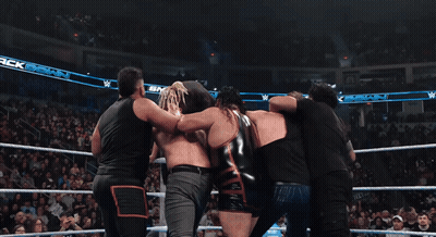 Wrestlers Fighting In Ring With Riyadh Season GIF